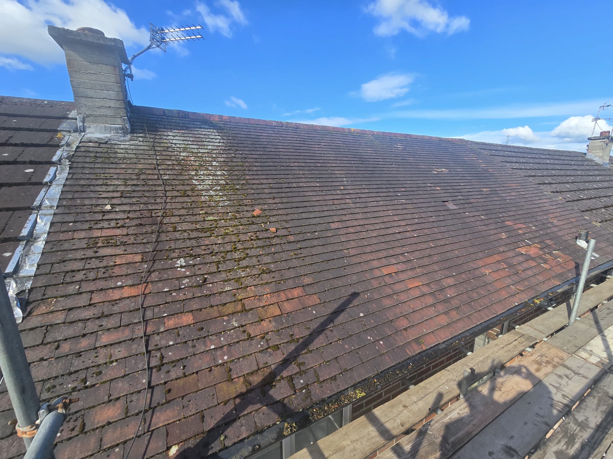 Slate & Tile Roofs - New Roofs Before image